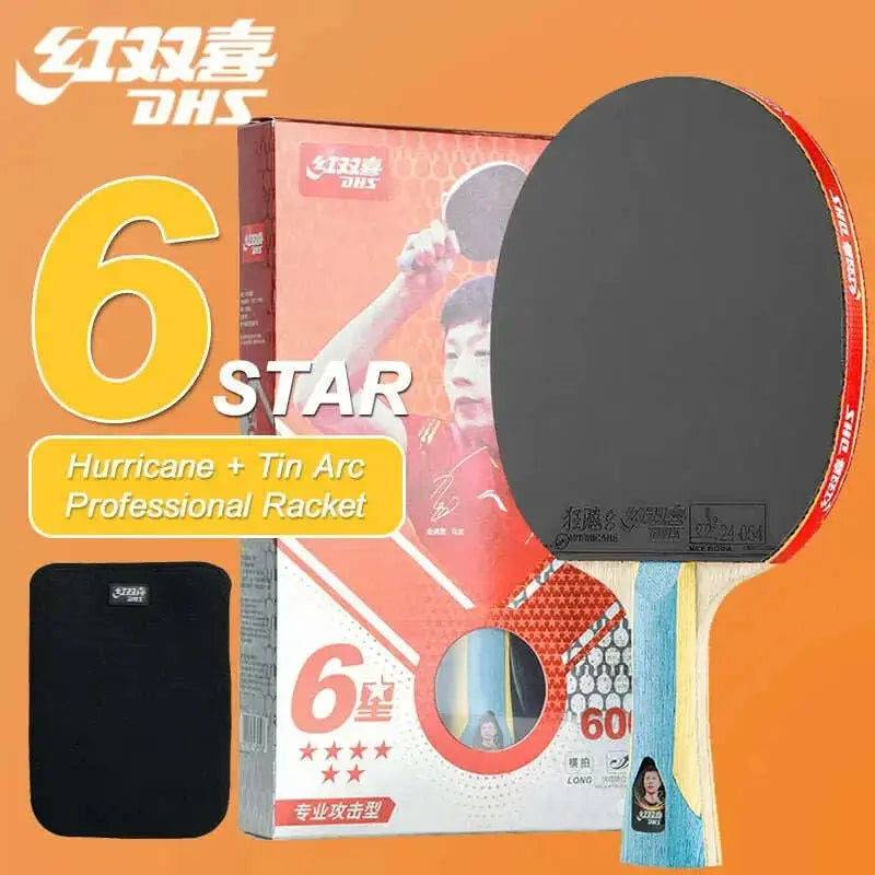 DHS-6-Star-Table-Tennis-Racket-H6002-6006-Pro-Offensive-Ping-Pong-Racket-5-Ply-Thicker-Pith-with-Powerful-Attack-Gift-Box-Pack-FreeDropship-335659069