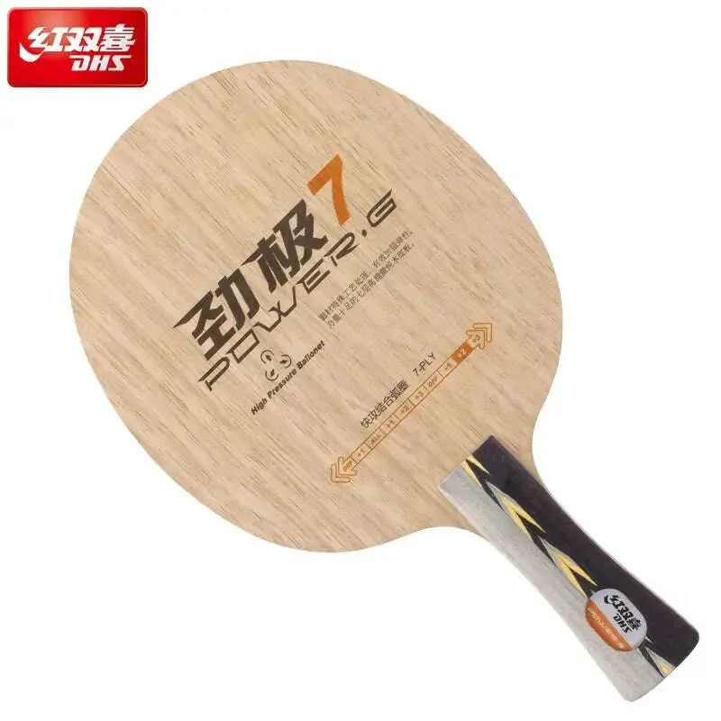 DHS-POWER-G-7-Table-Tennis-Blade-classic-7-ply-pure-wood-ping-pong-bats-loop-fast-offensive-table-tennis-racket-FreeDropship-335295530