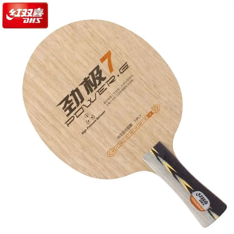 DHS-POWER-G-7-Table-Tennis-Blade-classic-7-ply-pure-wood-ping-pong-bats-loop-fast-offensive-table-tennis-racket-FreeDropship-335295530