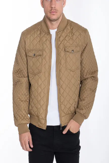 DIAMOND STITCH BOMBER WEIV