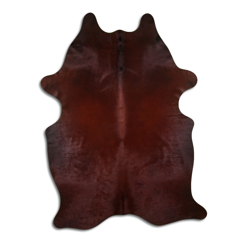 DYED HAIR ON COWHIDE DYED CHOCO BROWN MODA-DBK