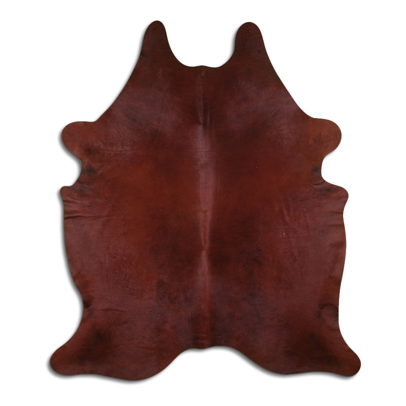 DYED HAIR ON COWHIDE DYED CHOCO BROWN MODA-DBK