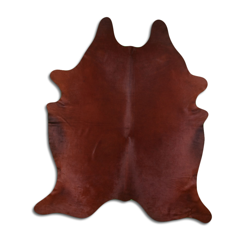 DYED HAIR ON COWHIDE DYED CHOCO BROWN MODA-DBK