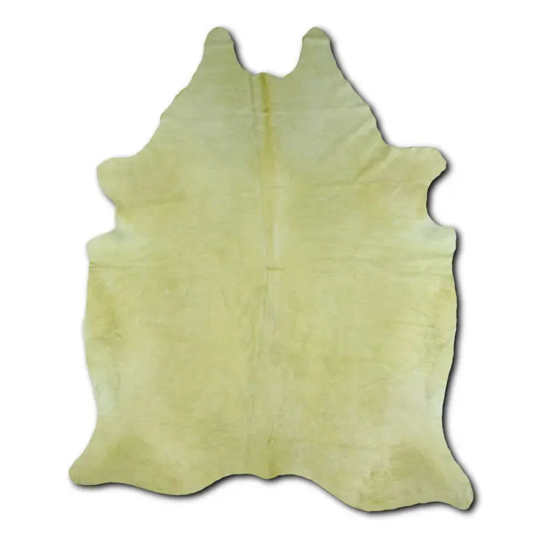 DYED HAIR ON COWHIDE DYED LIME GREEN MODA-DBK