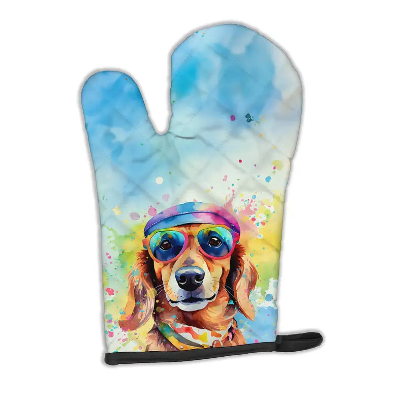 Dachshund Hippie Dawg Oven Mitt Caroline's Treasures