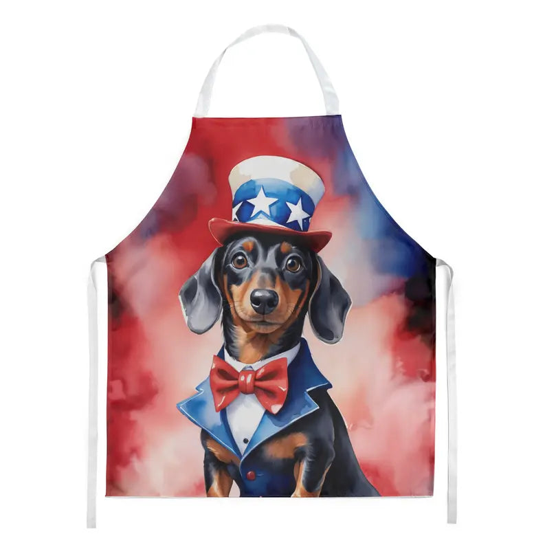 Dachshund Patriotic American Apron Caroline's Treasures