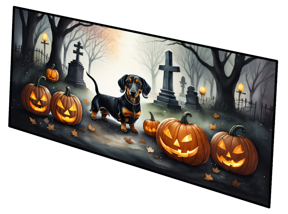 Dachshund Spooky Halloween Pair of Pot Holders Caroline's Treasures