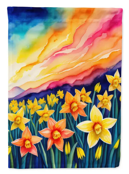 Daffodils in Color Garden Flag Caroline's Treasures