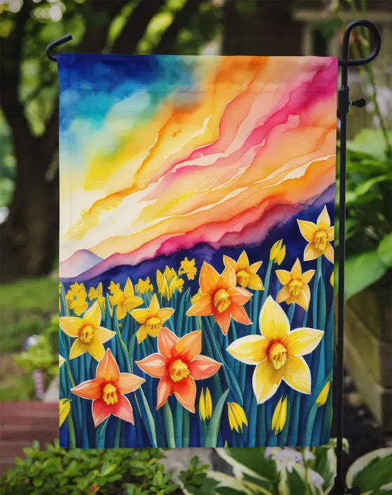 Daffodils in Color Garden Flag Caroline's Treasures