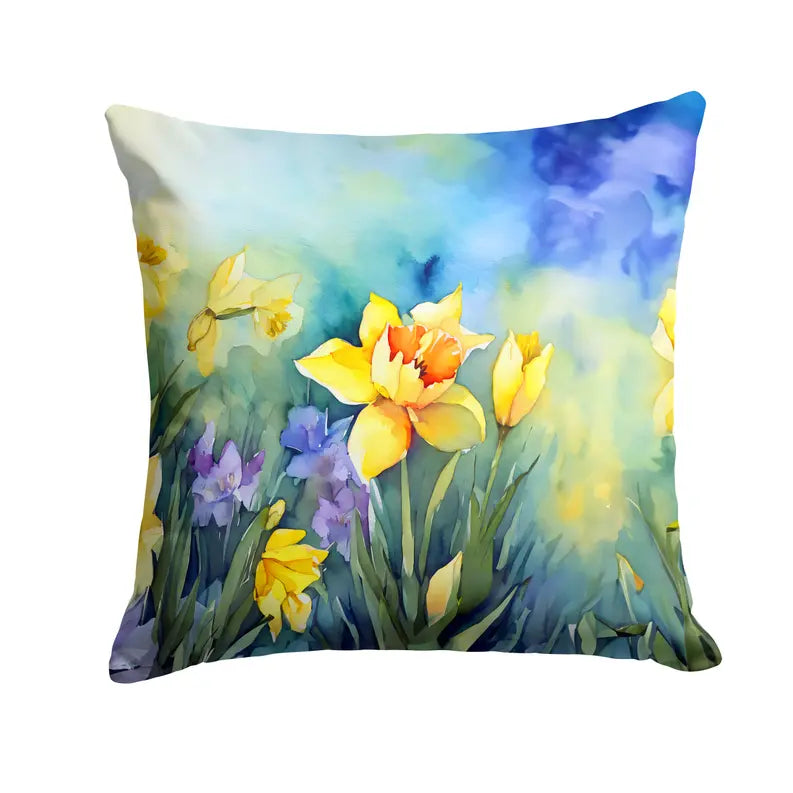 Daffodils in Watercolor Pair of Pot Holders Caroline's Treasures