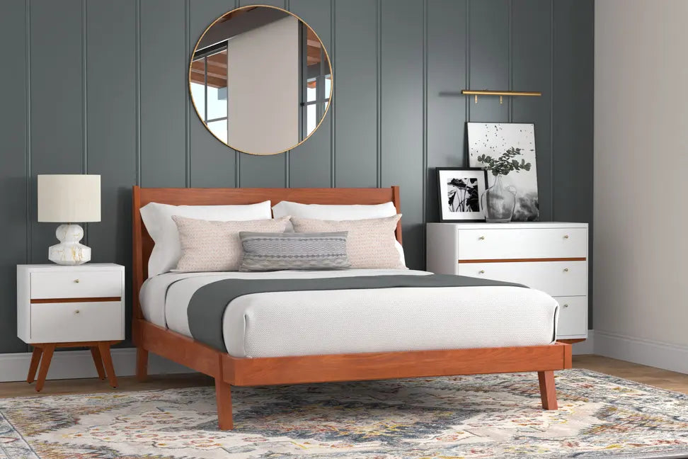 Dakota Two Drawer Nightstand Alpine Furniture