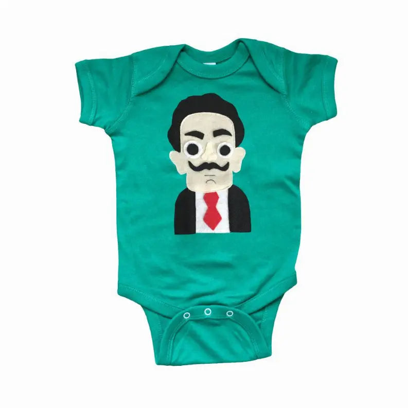 Dali Infant Bodysuit - Kelly Green Mi Cielo