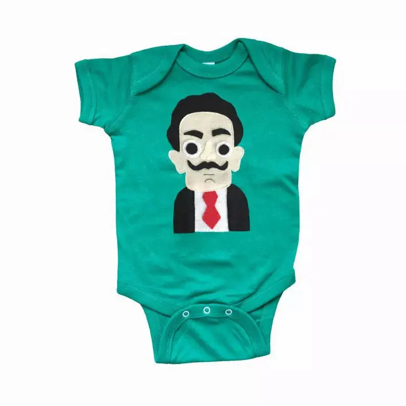 Dali Infant Bodysuit - Kelly Green Mi Cielo