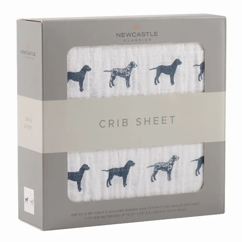 Dalmatian Cotton Crib Sheet Newcastle Classics