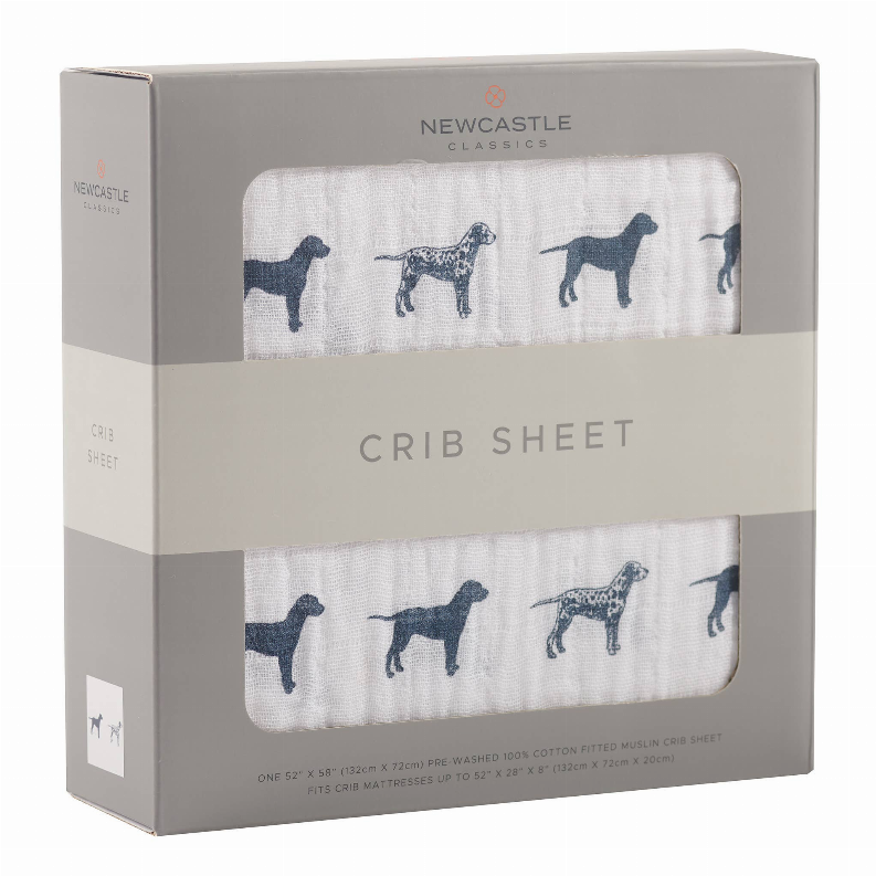 Dalmatian Cotton Crib Sheet Newcastle Classics