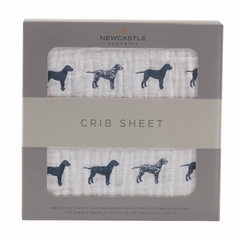 Dalmatian Cotton Crib Sheet Newcastle Classics