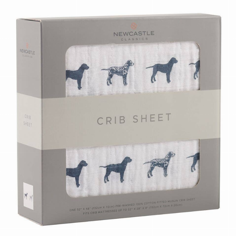 Dalmatian Cotton Crib Sheet Newcastle Classics