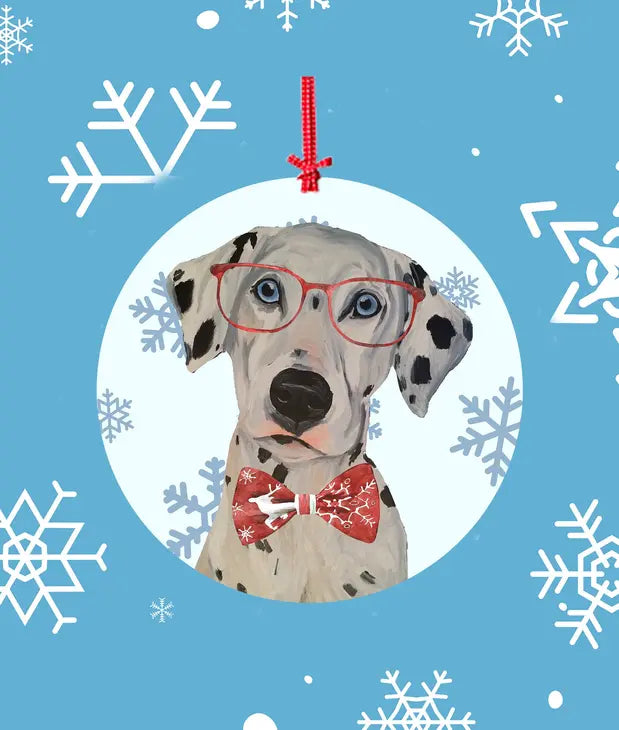Dalmatian -   Hippie Hound Studios Christmas Tree Ornament Best of Breed
