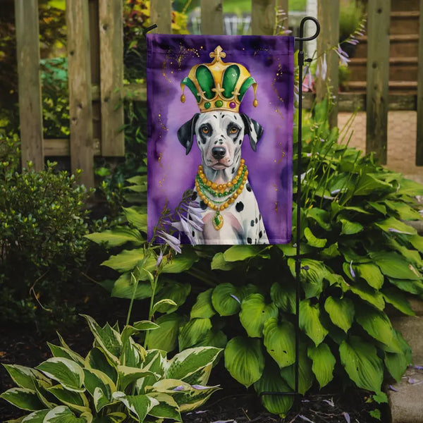 Dalmatian King of Mardi Gras Garden Flag Caroline's Treasures
