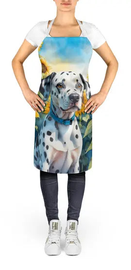 Dalmatian in Sunflowers Apron Caroline's Treasures