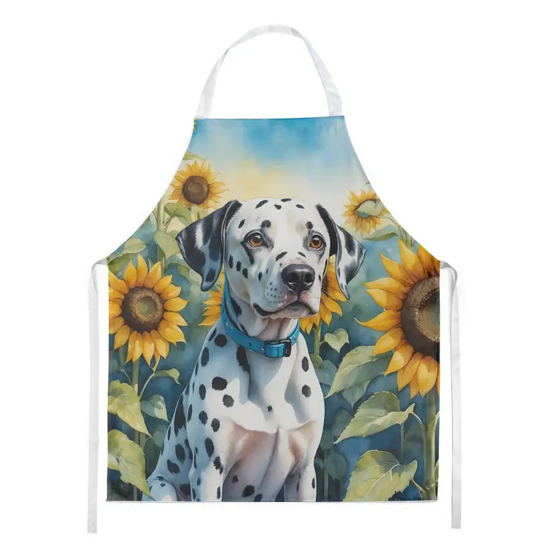 Dalmatian in Sunflowers Apron Caroline's Treasures