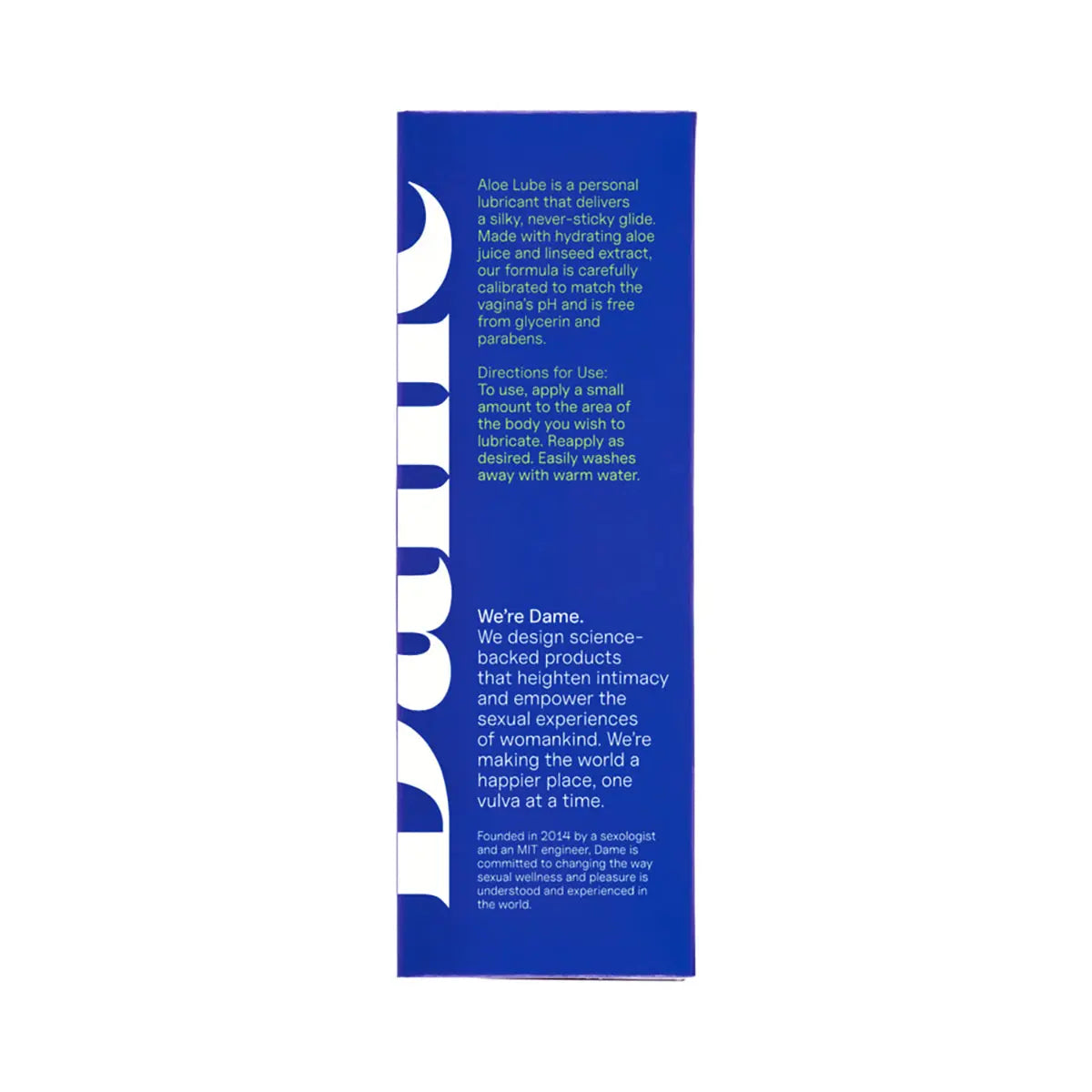 Dame Aloe Lube 2 oz. Dame Products