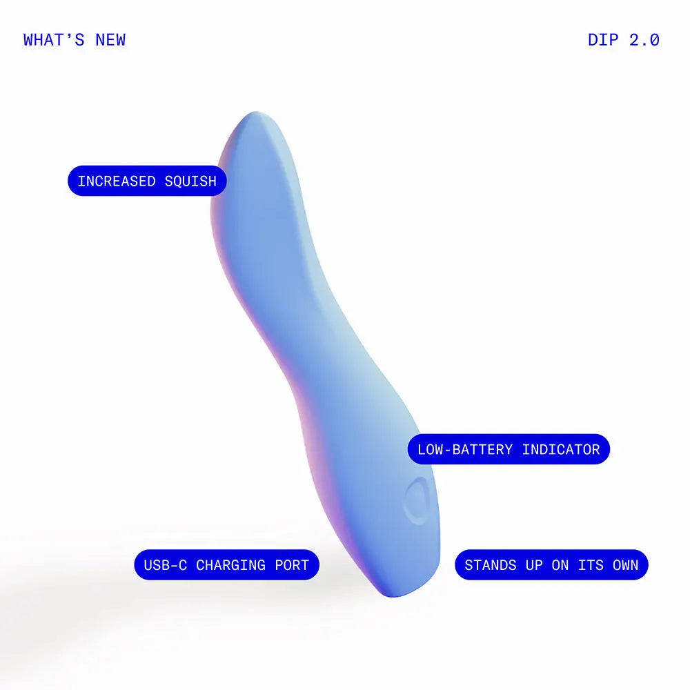 Dame Dip 2.0 Vibrator Periwinkle Dame Products
