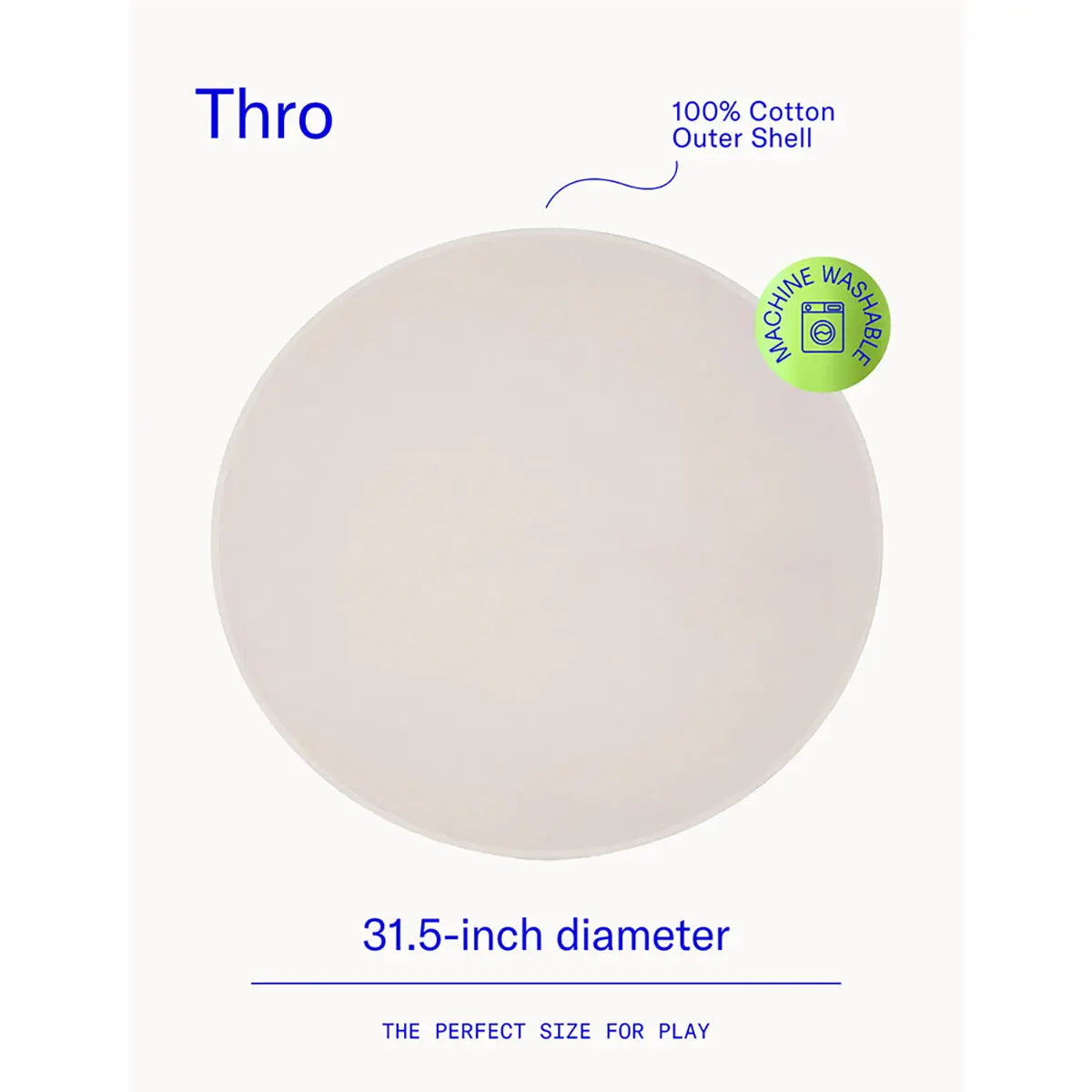 Dame Thro Waterproof Sex Blanket Oat Dame Products