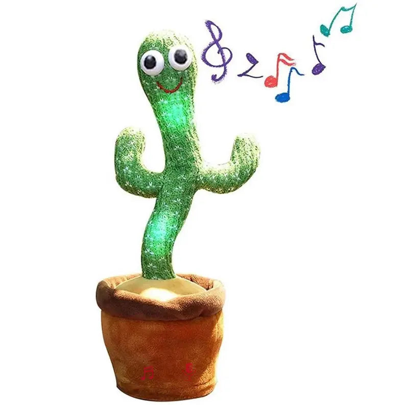 Dancing Cactus Mimicking Toy, USB Rechargeable, 120 Songs Marquee Innovations