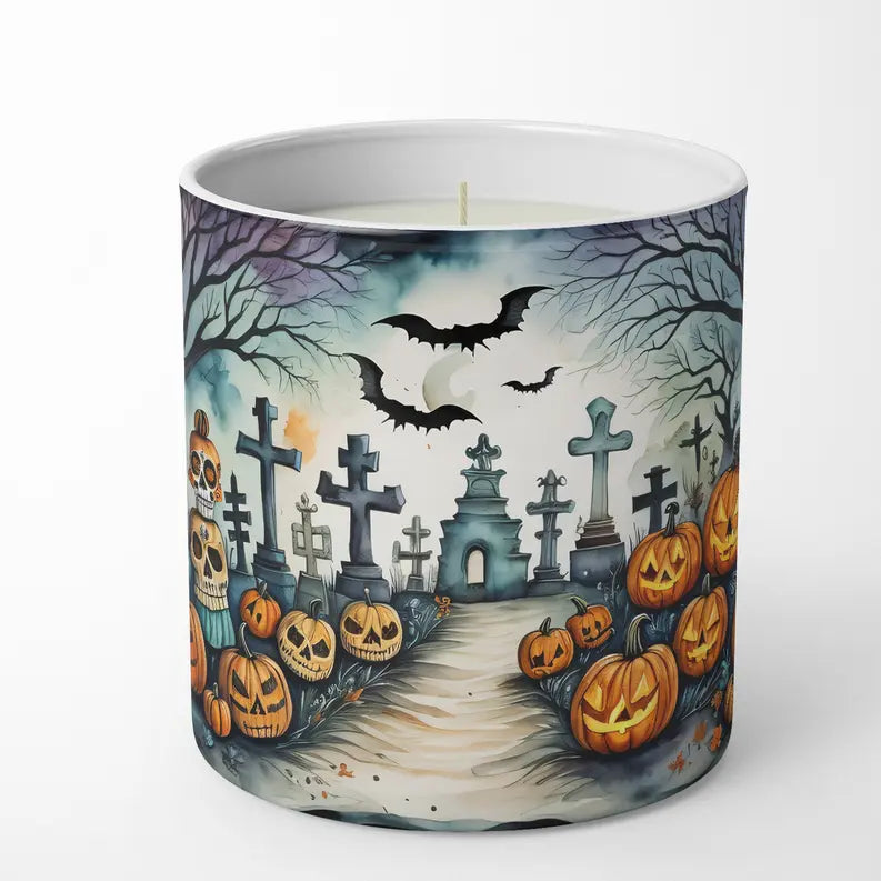 Dancing Skeletons Spooky Halloween Foam Coasters Caroline's Treasures
