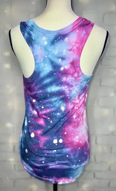 Dark Sky Melt Ice Tie Dye Blank Tank The Blended Owl