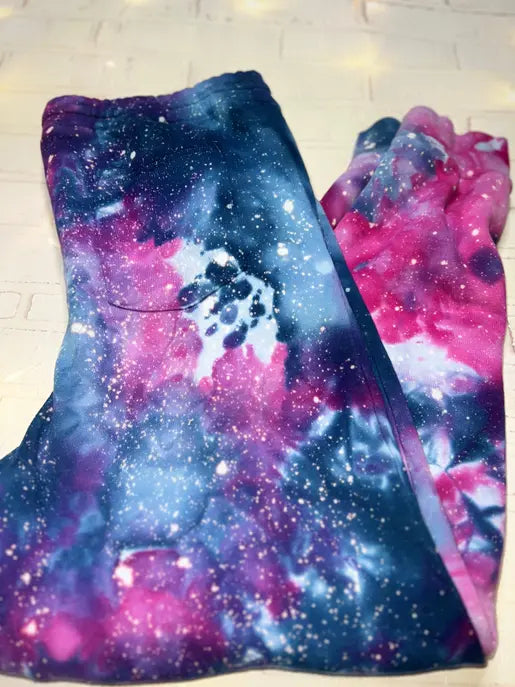 Dark Sky Melt Tie Dye Joggers The Blended Owl