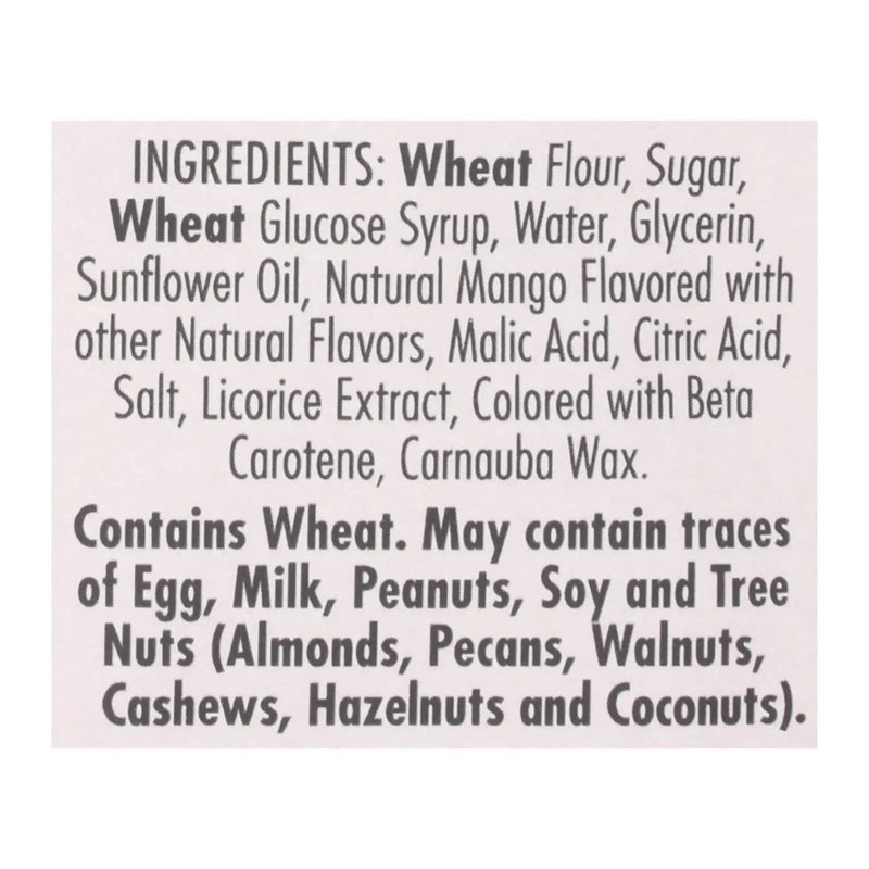 Darrell Soft Eating Liquorice - Mango - Case Of 8 - 7 Oz. Darrell