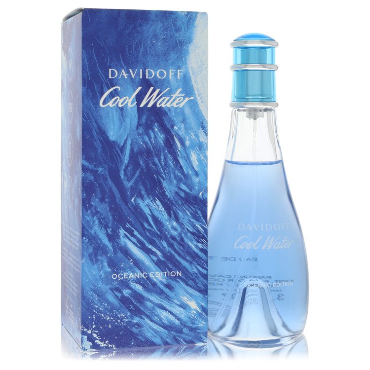 Davidoff  Cool Water Oceanic Edition by Davidoff Eau De Toilette Spray 3.3 oz for Women for Fragrances for Women Davidoff