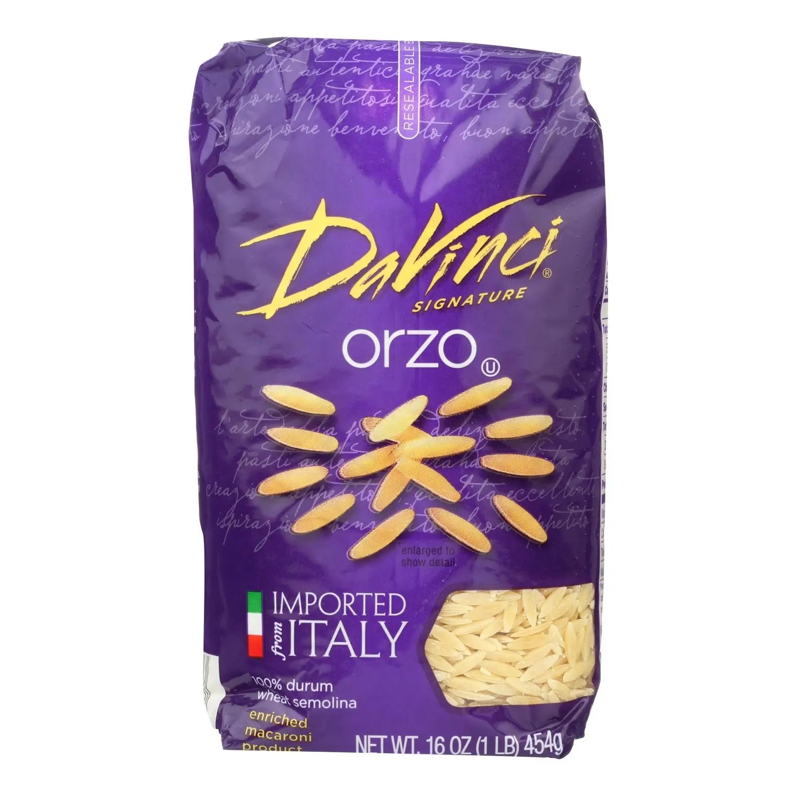 Davinci - Orzo Pasta - Case Of 12 - 1 Lb. Davinci