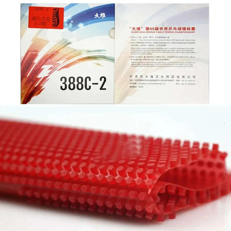 Dawei-388C-2-Table-Tennis-Rubber-Super-Raw-Rubber-Pimple-Out-Special-Offensive-Soft-for-Table-Tennis-Racket-Ping-Pong-Sponge-FreeDropship-335650181