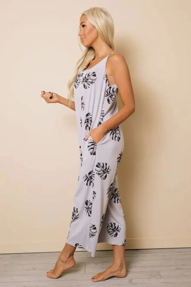 Dawn Spaghetti Strap Wide Leg Jumpsuit Stay Warm in Style