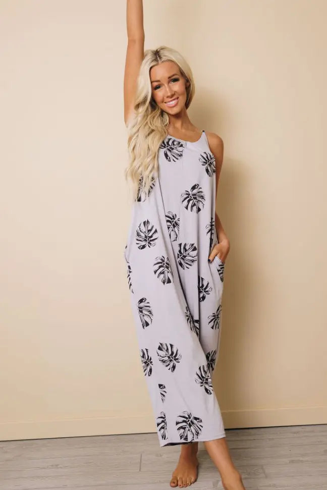 Dawn Spaghetti Strap Wide Leg Jumpsuit Stay Warm in Style