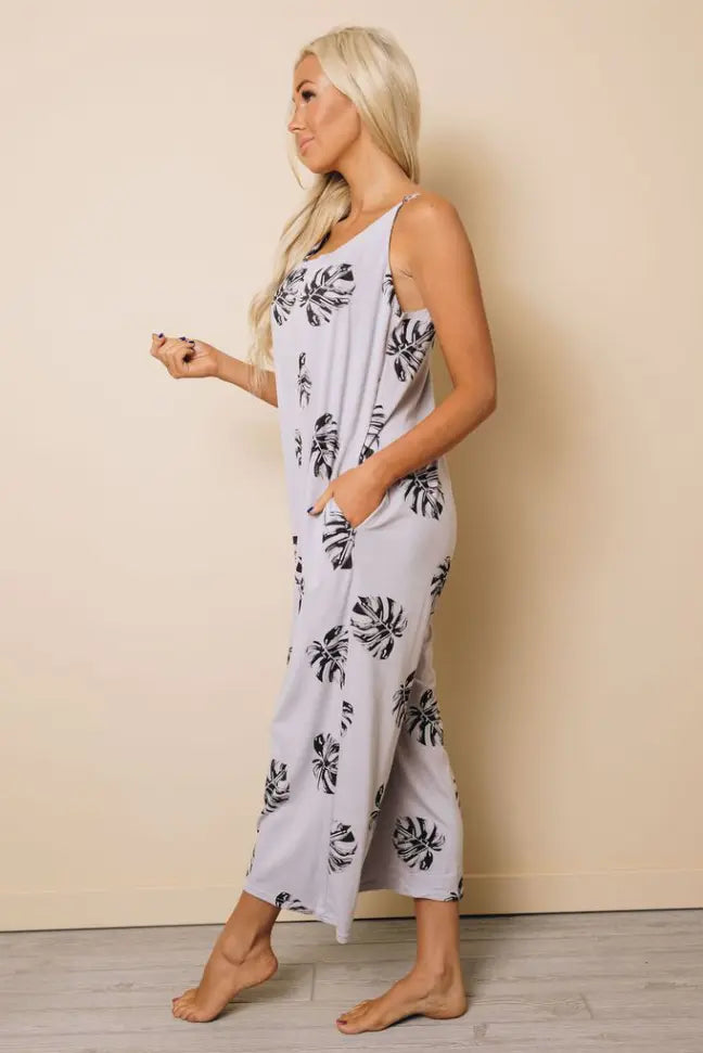 Dawn Spaghetti Strap Wide Leg Jumpsuit Stay Warm in Style