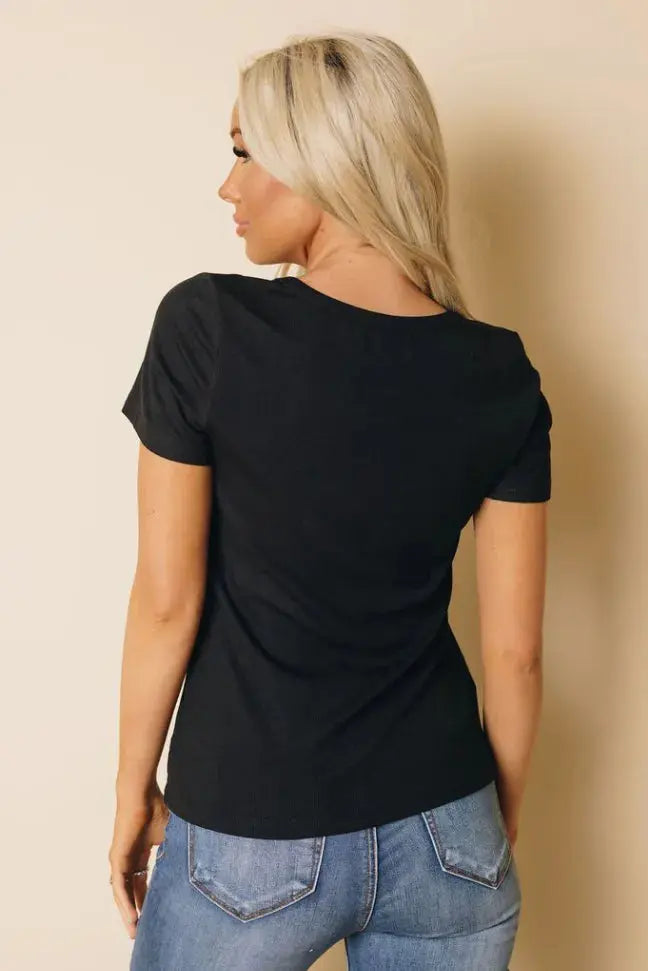 Dayla Buttoned Top Stay Warm in Style