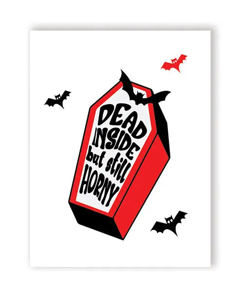 Dead Inside But Still Horny Sticker - Pack of 3 Kush Kards LLC