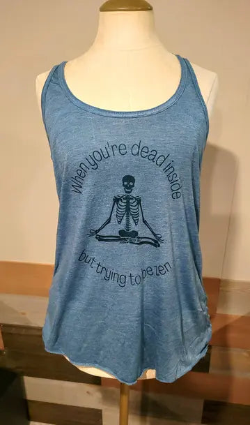 Dead Inside Tank Top BLN Designs