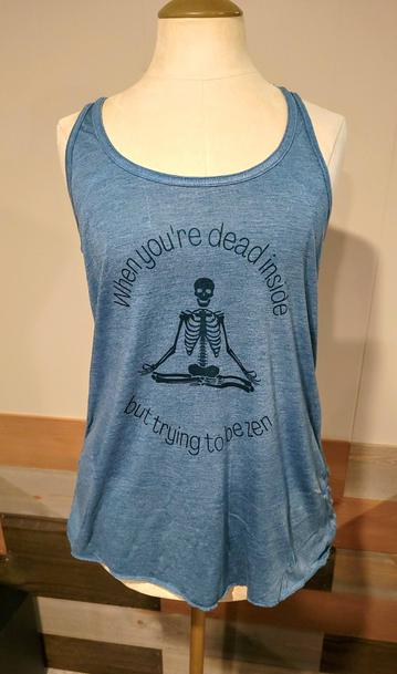 Dead Inside Tank Top BLN Designs