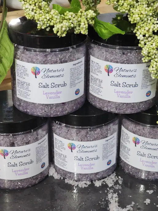 Dead Sea Salt Scrub Natures Elements