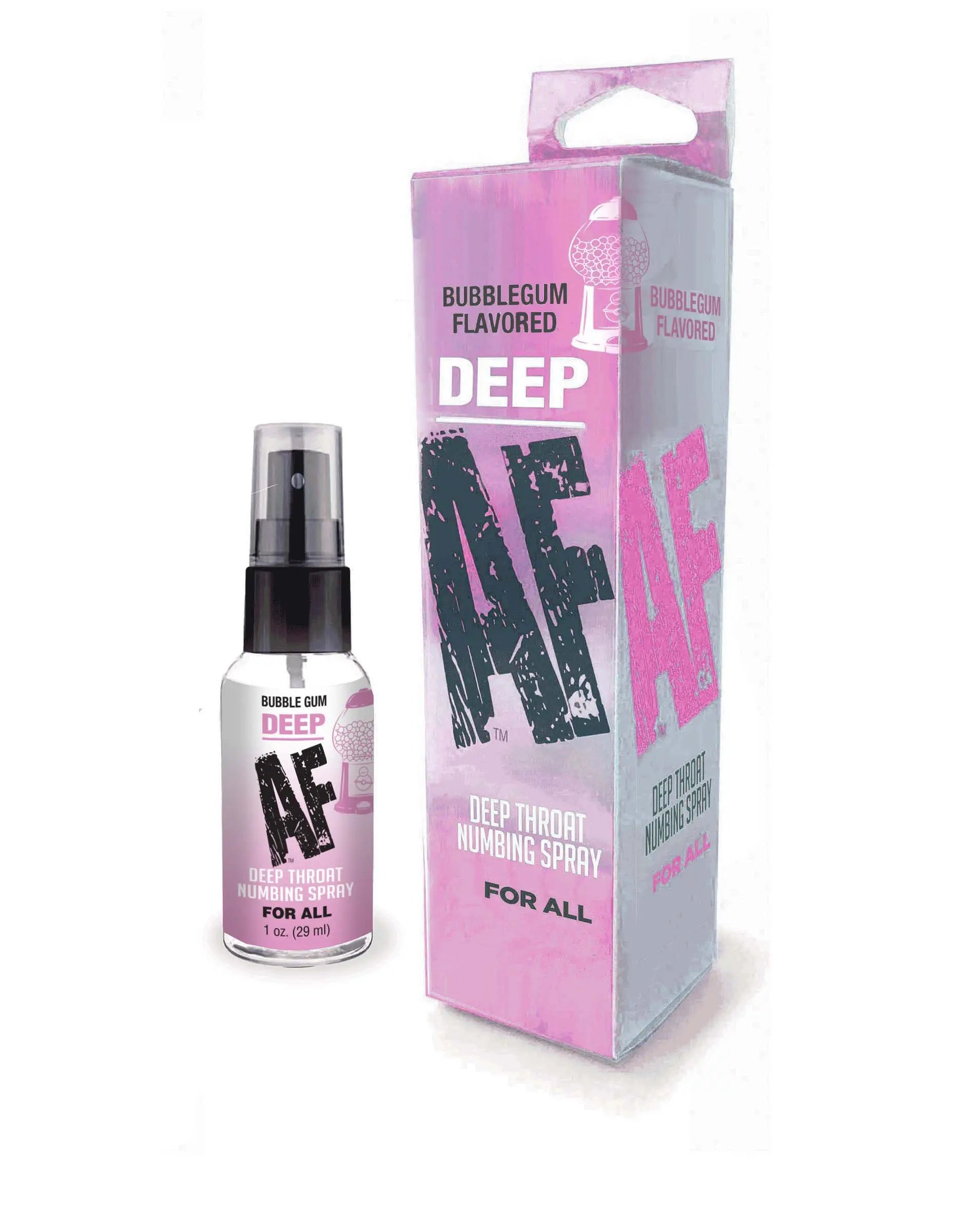 Deep Af Deep Throat Spray Bubblegum 1oz Little Genie
