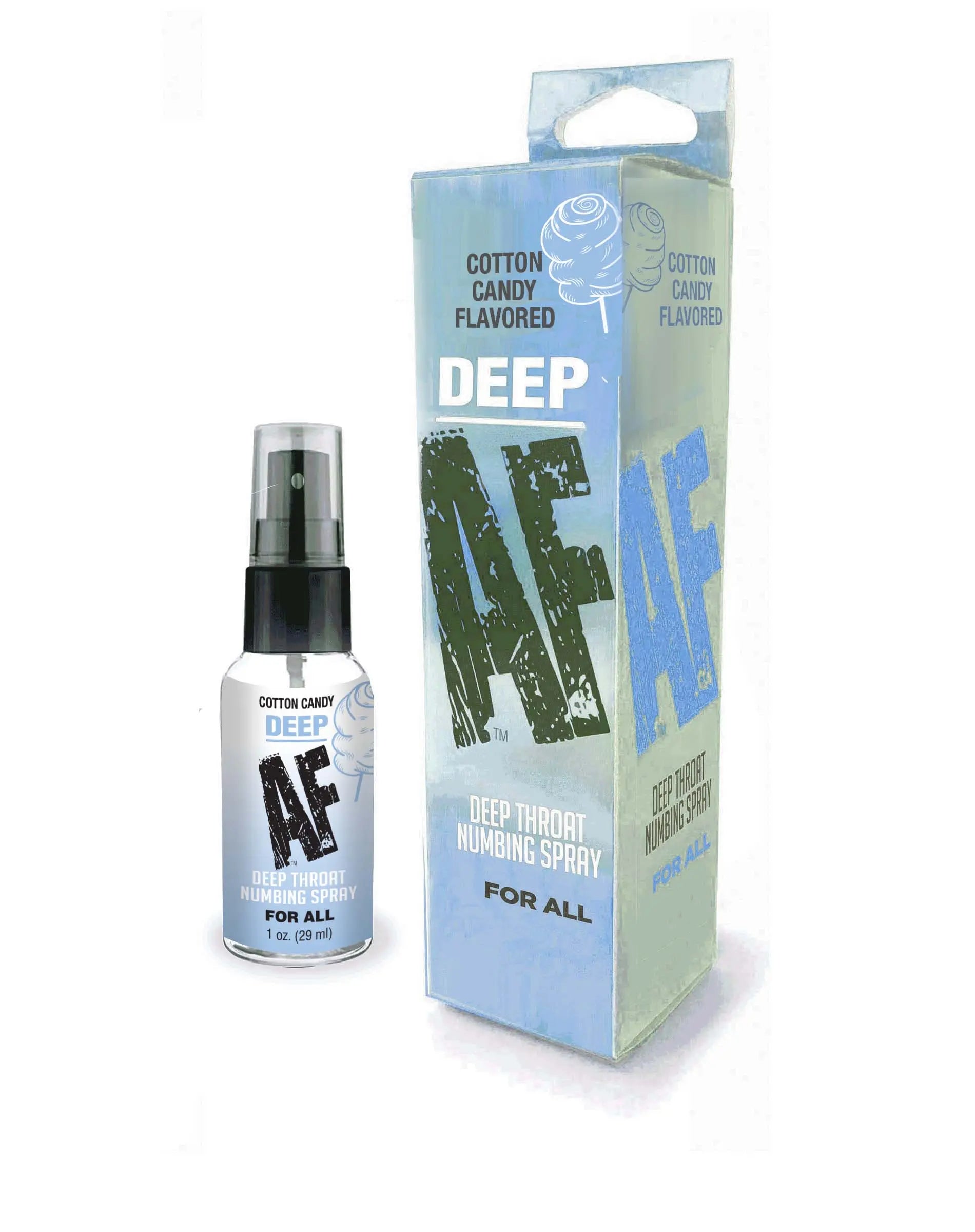 Deep Af Deep Throat Spray Cotton Candy 1oz Little Genie