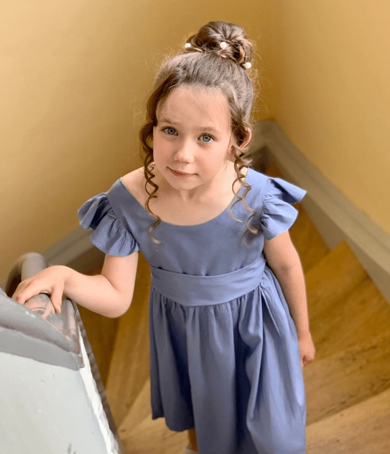 Deep V back Vienna Flower Girl Dress Sell It LLC