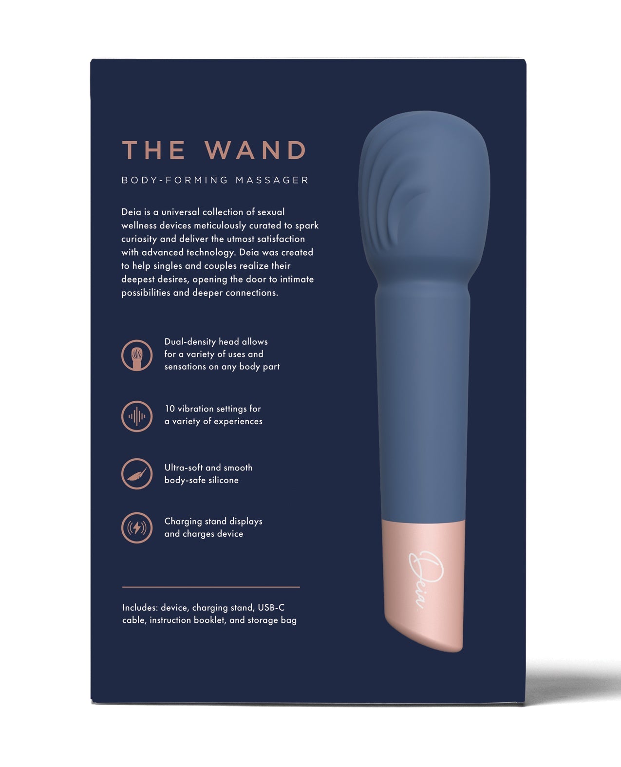 Deia the Wand w/Recharging Base - Navy - GreatEagleInc