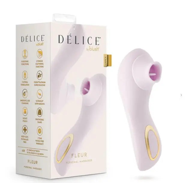 Delice Fleur Air Pulsing Vibe Barely Purple Blush Novelties