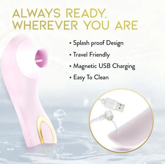 Delice Fleur Air Pulsing Vibe Barely Purple Blush Novelties